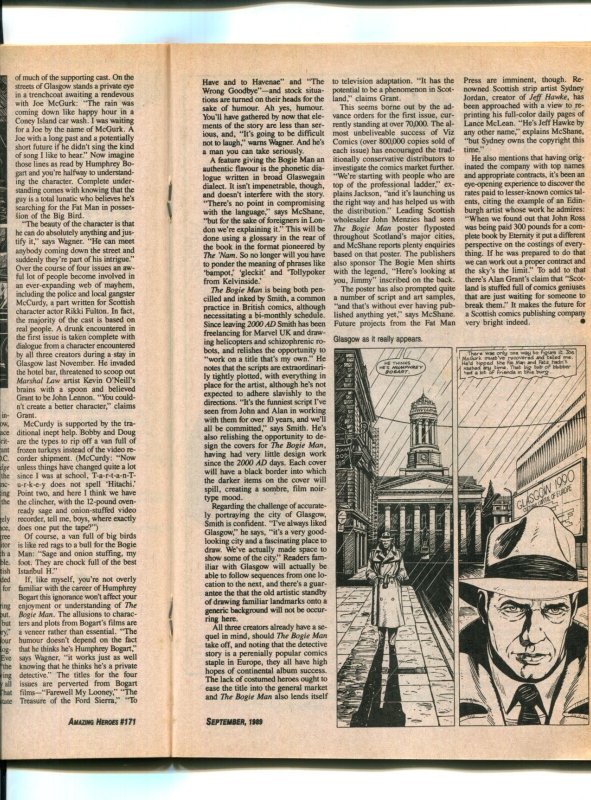 Amazing Heroes #171 - Rick Veitch Cover (8.0/8.5) 1989