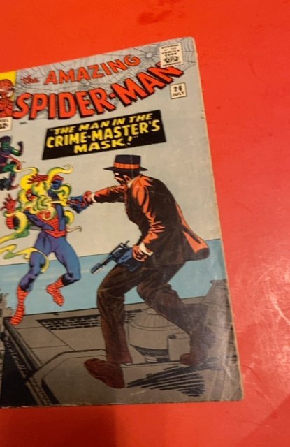 The Amazing Spider-Man #26 (1965)vs crime master/greengoiblin