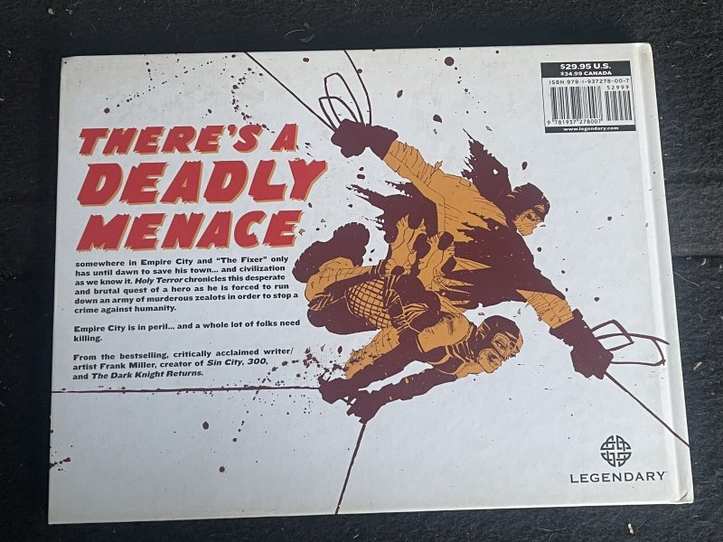 Frank Miller’s Holy Terror HC 2011 NEW! 1st Print Hardcover Legendary