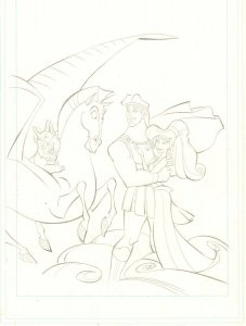 Disney's Hercules Official Comics Movie Adaptation Cover '97 art by Gonzalo Mayo