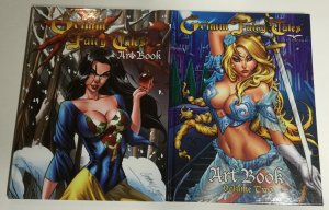 Grimm Fairy Tales Art Book 1 2 Nm Near Mint HC Hardcover Oversized Zenescope