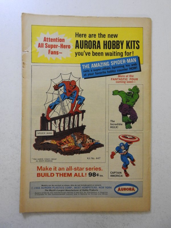 Strange Tales #152 (1967) VG+ Condition 1 in spine split, moisture stain