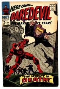 DAREDEVIL #20 comic book-MARVEL-GENE COLAN ART