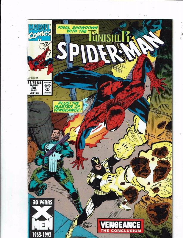 Lot Of 9 Spider-Man Marvel Comic Books # 1 16 30 31 32 33 34 38 39 Venom RC3