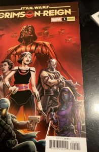 Star Wars Crimson Reign #1 1:50 Cummings Variant Marvel 2022 NM+