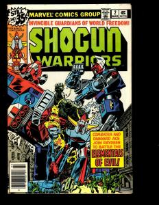 Lot of 10 Shogun Warriors Marvel Comics # 1 2 3 5 6 7 10 18 19 20 WS6
