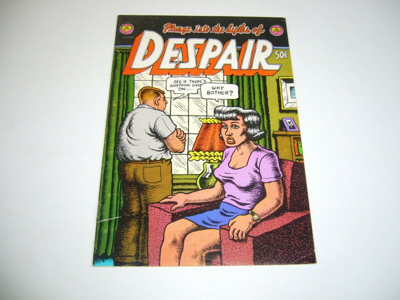 Despair #1 (2nd) print - robert crumb - underground comix - print mint