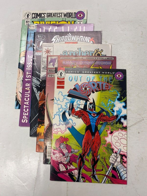 6 DARK HORSE comic books Division 13 Stealth Squad Shadow Hawk III 41 KM39