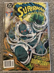 Superman: The Man of Steel #18 Newsstand Edition (1992)