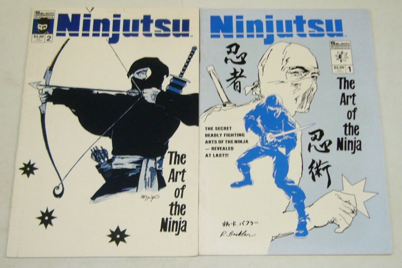 Ninjutsu: the Art of the Ninja #1-2 complete series - solson comics set lot 1986