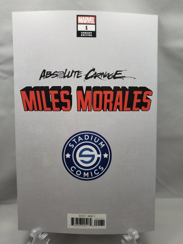 Absolute Carnage Miles Morales 1 Stadium Comics Variant NM