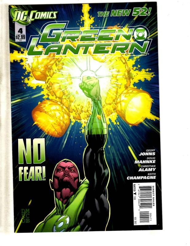 Lot Of 9 Green Lantern New 52 DC Comic Books # 2 3 4 5 6 7 9 10 11 Batman MK7