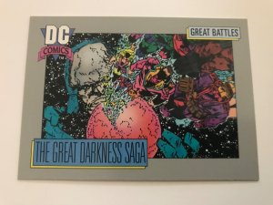 THE GREAT DARKNESS SAGA #161 card : 1992 DC Universe Series 1, NM/M, Impel