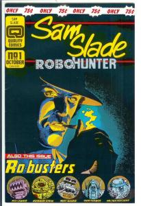 Robo-Hunter, (Sam Slade)  #1 - Copper Age - Oct. 1986 (VF/NM)