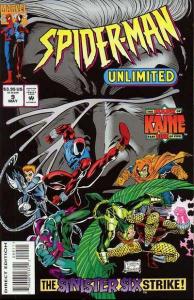 Spider-Man Unlimited (1993 series) #9, VF+ (Stock photo)