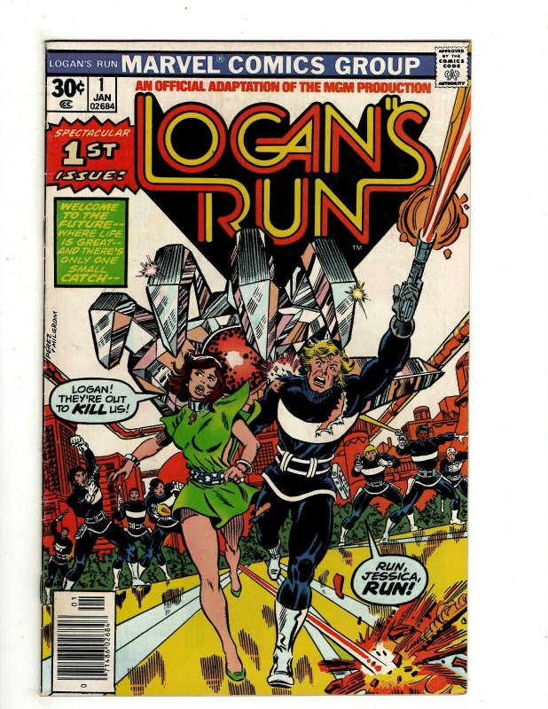 8 Marvel Comics Logan's Run # 1 2 3 4 5 Web of Spider-Man 30 Two-in-One + J461