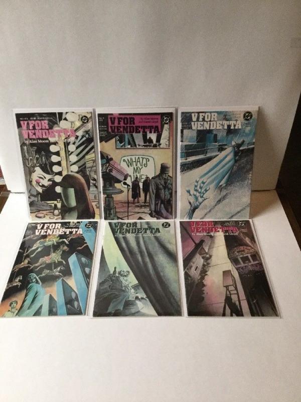 V For Vendetta 1 5 7 8 9 10 Lot Nm Near Mint