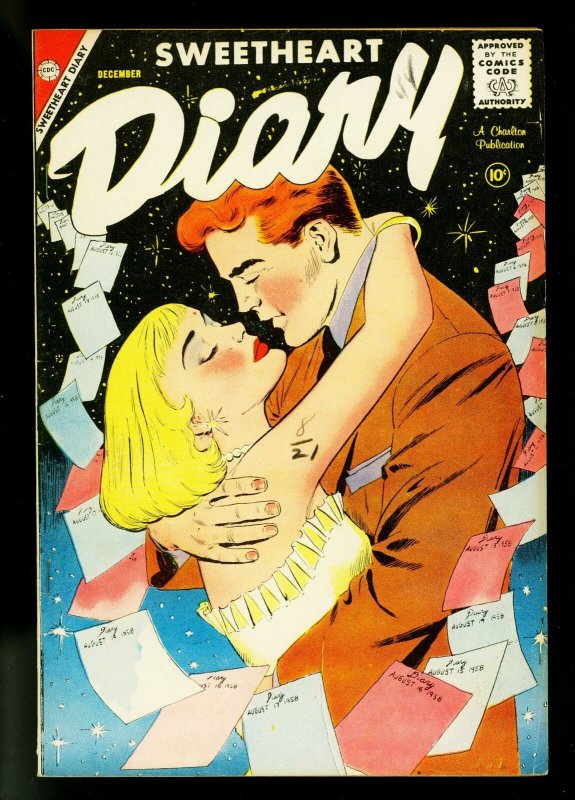 Sweetheart Diary #44 1958- Charlton Romance- Trapani- FN