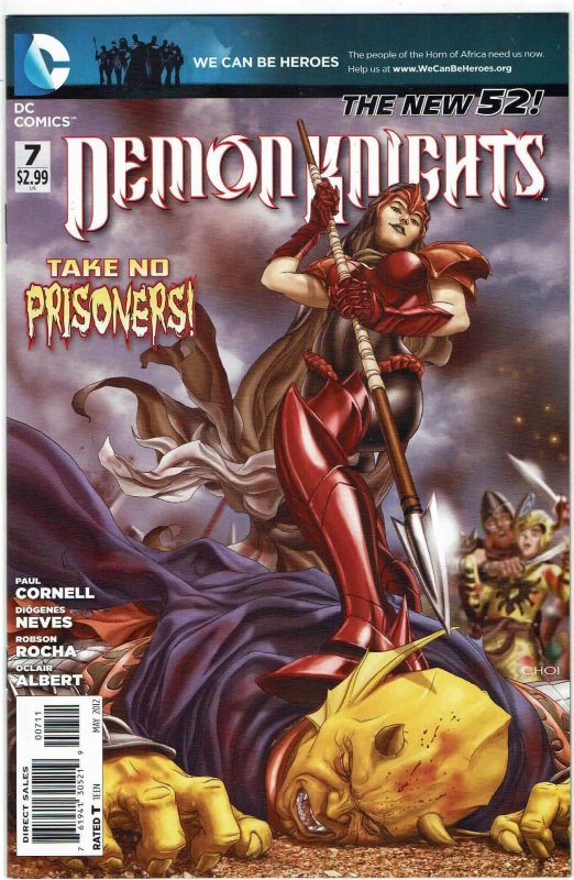 Demon Knights #7 Etrigan Exoristos NM