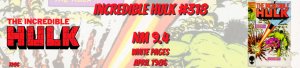 Incredible Hulk 318 NM 9.4 Marvel 1986