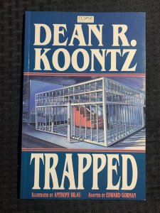 1993 TRAPPED by Dean R Koontz SC FVF 7.0 1st Harper / Anthony Bilau