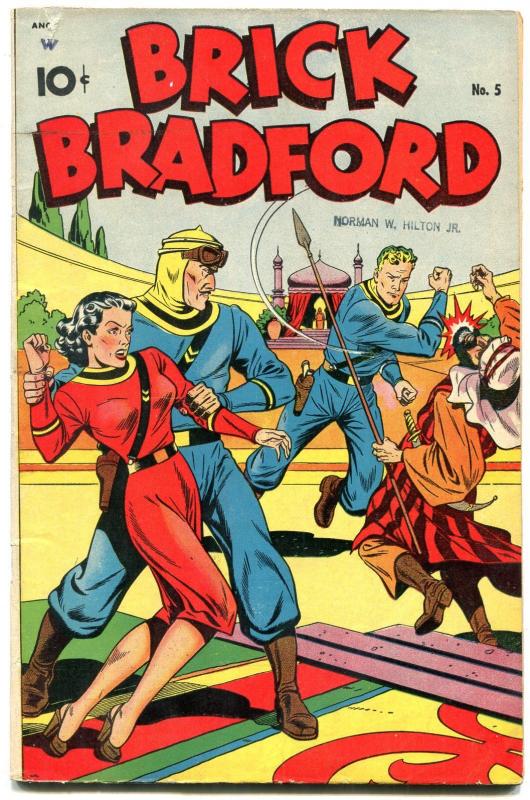 Brick Bradform #5 1948- 1st issue- Golden Age comic FN+