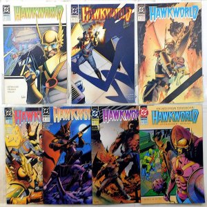 Hawkworld Lot 7 #6, 5, 4, 7, 9, 20, 22 1990 DC 2nd Series Hawkman Comics