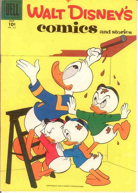 WALT DISNEYS COMICS & STORIES 212 VF  May 1958 COMICS BOOK