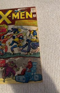 The X-Men #9 (1965)vs the avengers/Lucifer couple of very small water marks