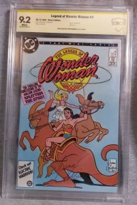 The Legend Of Wonder Woman #4 CBCS 9.2 Signed Trina Robbins