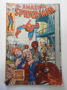 The Amazing Spider-Man #99 (1971) GD Condition Spider-Man traced on cover