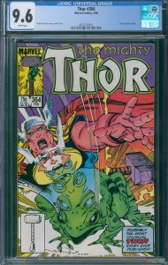 Thor #364 CGC 9.6 1986 - Thor becomes a frog