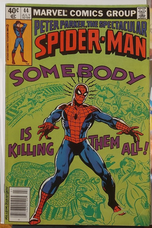 The Spectacular Spider-Man #44 1st App of Malachi Toomes, Vulture cameo App