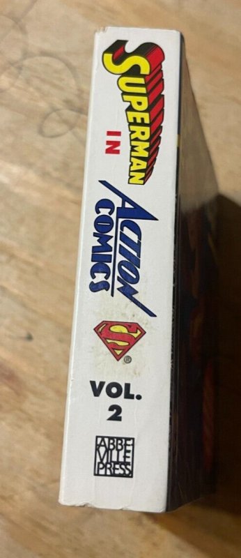 Superman In Action Comics Vol. # 2 Abbeville Press Mini Book 25 Years Cover TB60