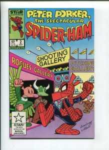 PETER PORKER SPIDER HAM #2 (7.5) OF BUZZARDS AND BULLFROGS! 1985