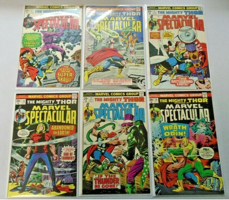 Marvel Spectacular Thor #1 to #18 18 different books average 5.0 range  (1973)