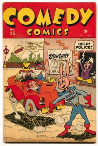 Comedy #25 1944-Timely Funny Animals -WWII VG/F