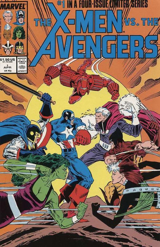 X MEN VS THE AVENGERS 1-4 1987 Battle Royal