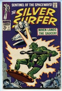 SILVER SURFER #2 comic book-1968-1st BADOON FN/VF
