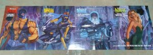 Batman 1997 Promo Banner Poster DC Comics 18 x 58 Bane, Batgirl, Posion Ivy 