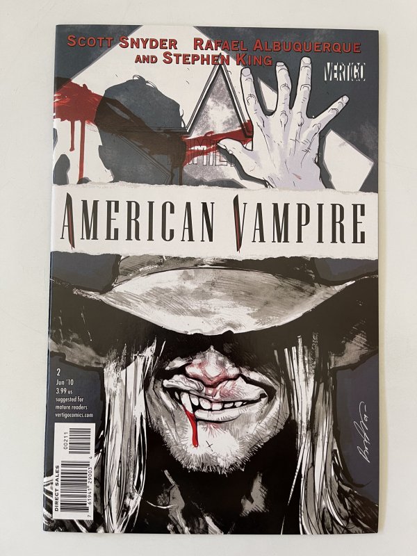 American Vampire #2  - NM+   (2010)