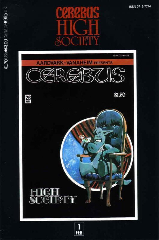 Cerebus High Society #1 FN; Aardvark-Vanaheim | we combine shipping 