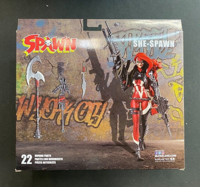 McFarlane Toys She-Spawn Deluxe 7” Action Figure Sealed Box Spawn