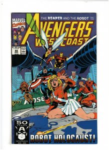 Avengers West Coast #68 VF 8.0 Marvel Comics 1991 vs. Grim Reaper & Ultron