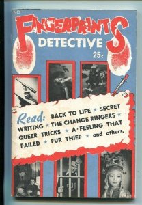 FINGERPRINTS DETECTIVE-#1-1940'S-CRIME-SOUTHERN STATES PEDIGREE-vg/fn