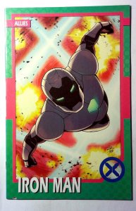 X-Men #32 B (2024) Marvel Comics 9.4 Var Iron Man Cerebro Scan Cover Comic Book