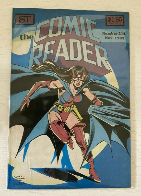 The Comic Reader #214 Street Enterprises 6.0 FN (1983) Huntress 