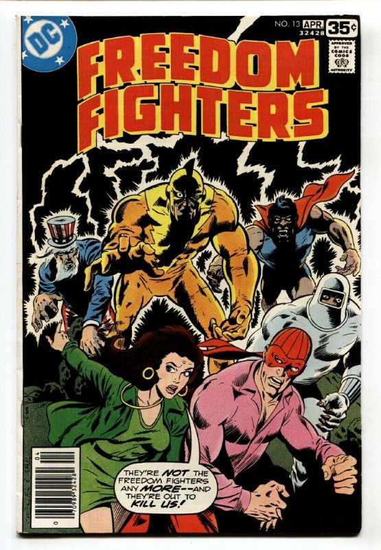 Freedom Fighters #13-1978-Origin of the BLACK CONDOR-DC