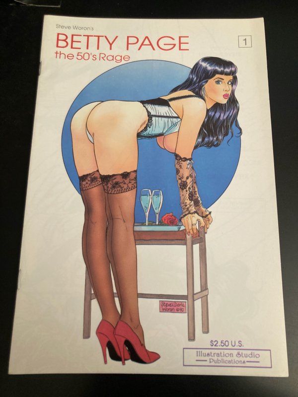 Lot of 3 BETTY PAGE *Adults Only!* Comix: TOR LOVES BETTY•50s RAGE•BEING BAD