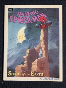 1990 SPIDER-MAN SPIRITS OF EARTH by Charles Vess HC/DJ VF+/FVF 1st Marvel Comics